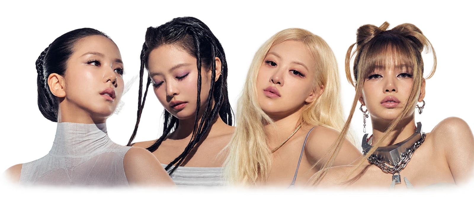 BLACKPINK members Jisoo, Jennie, Rosé and Lisa, from left to right.