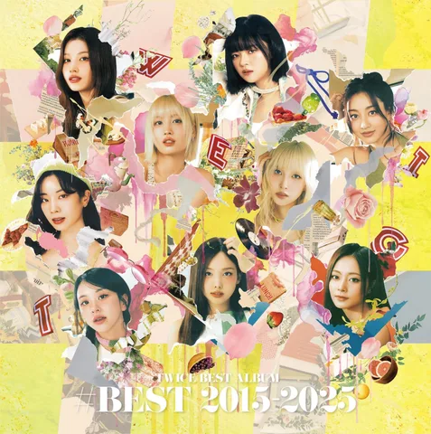 TWICE BEST ALBUM「#BEST 2015-2025」 cover